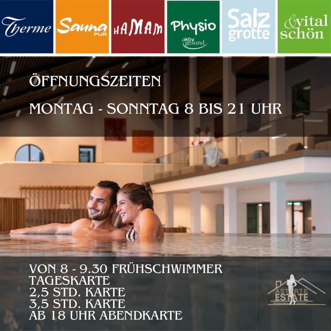Fewo 20 - Appartement Im Rottalblick - Youngmodern Wohnen, Tiere Willkommen, Bademantelgang Zur Therme, Tv Und Balkon 巴特格里斯巴赫 外观 照片